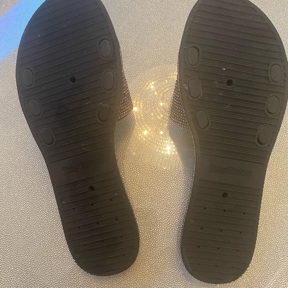 Juicy Couture Rhinestone Sandals size 9 - Picture 2 of 4